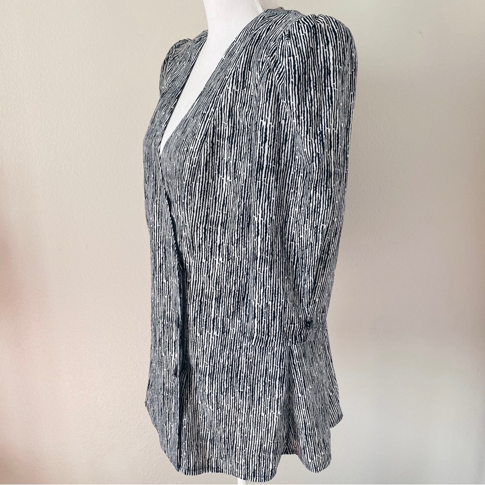 Vintage 80s Black & White Blazer - Picture 3 of 5